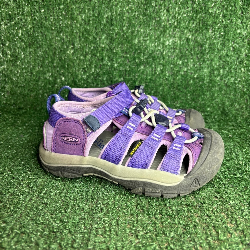 KEEN Newport H2 Waterproof Washable Gorpcore Sandals Tilandsia Purple Kids Sz 11